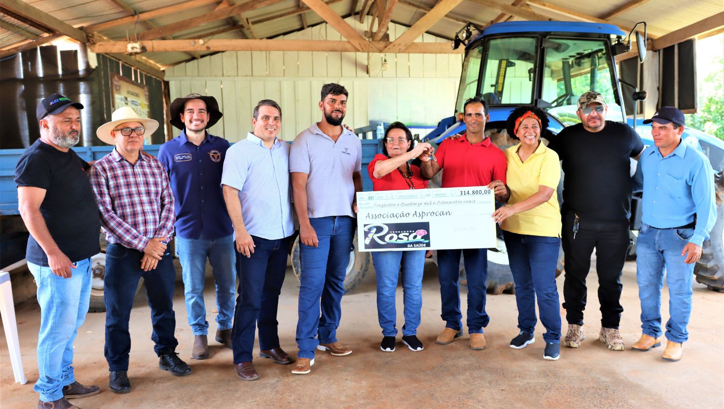 Emenda da vereadora Rosa garante aquisição de um trator à Associação Asprocan 